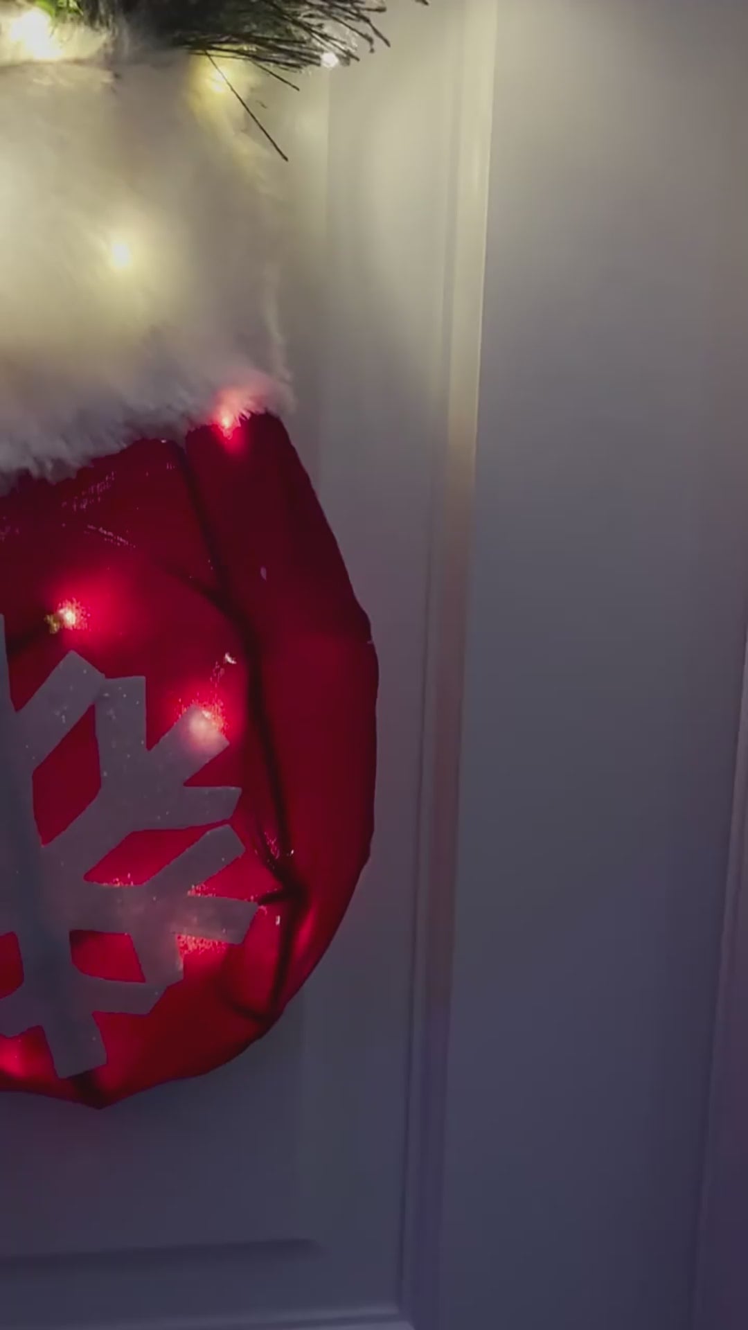 Christmas Glove Wreath